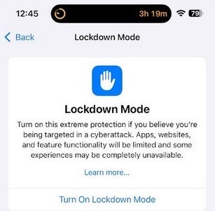 Lockdown Mode protects you and your iPhone from a cyberattack. | Image credit-PhoneArena - Here's how to use the feature that protects your iPhone in case of a major cyber attack